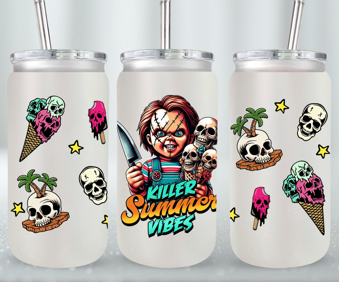Killer Summer Vibes-10698 - glass can