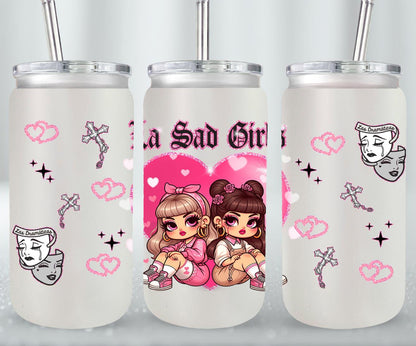 Las Sad Girl-10144 - glass can