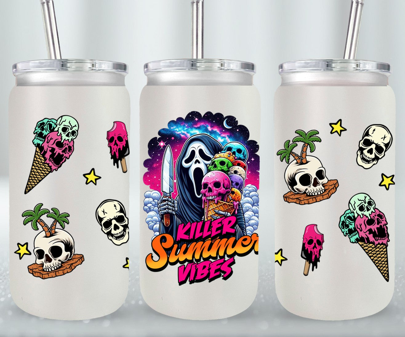 Summer Killer Vibes - glass can