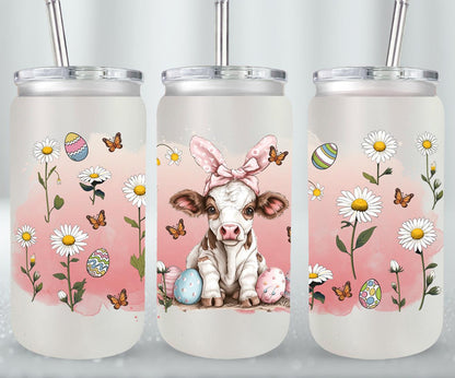 Cow Easter Day-10288 - glass can