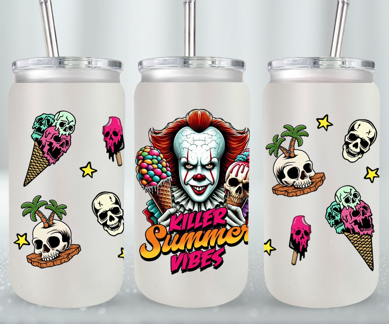 Killer Summer Vibes-10717 - glass can