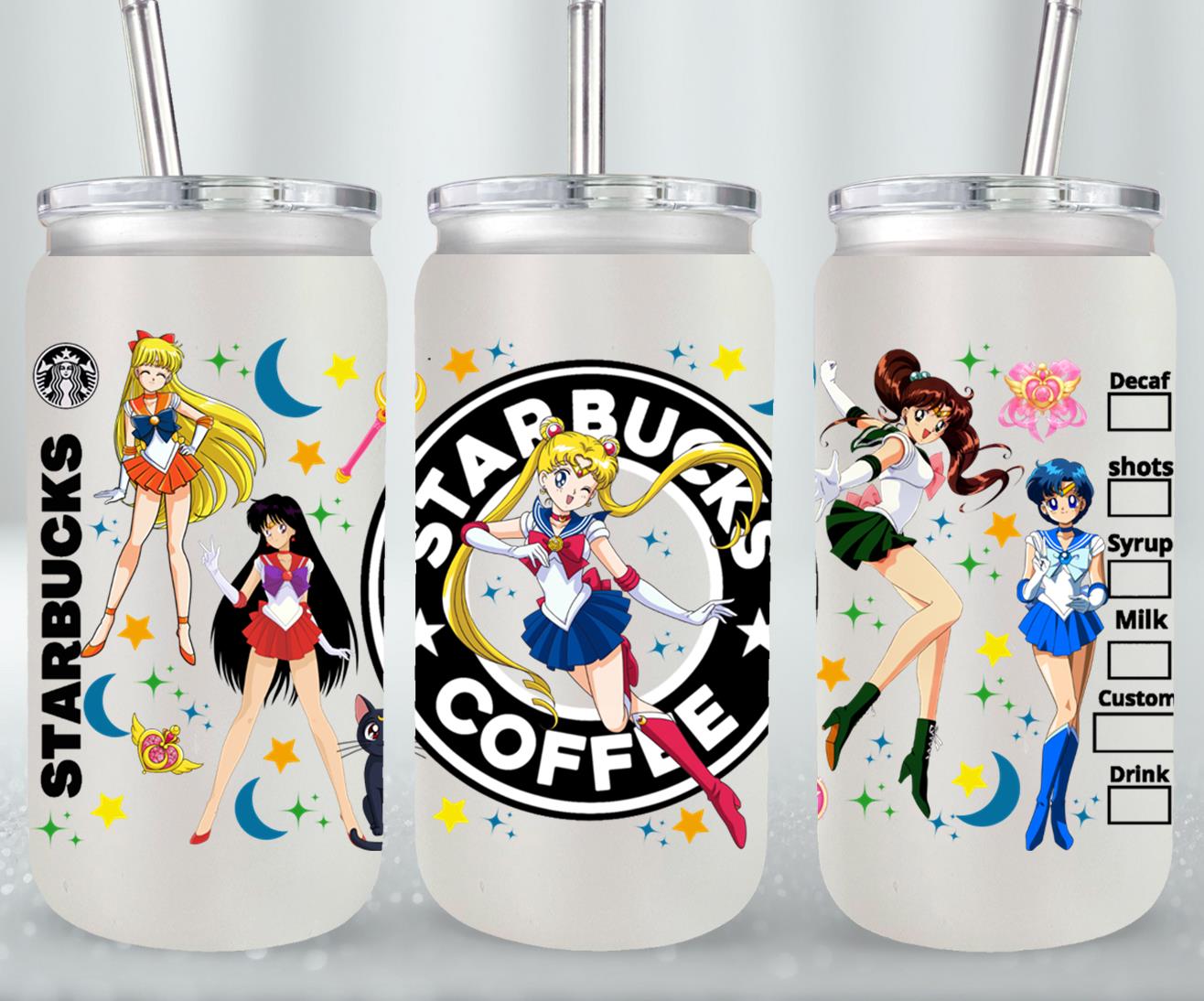 Moon Girls-9939 - glass can