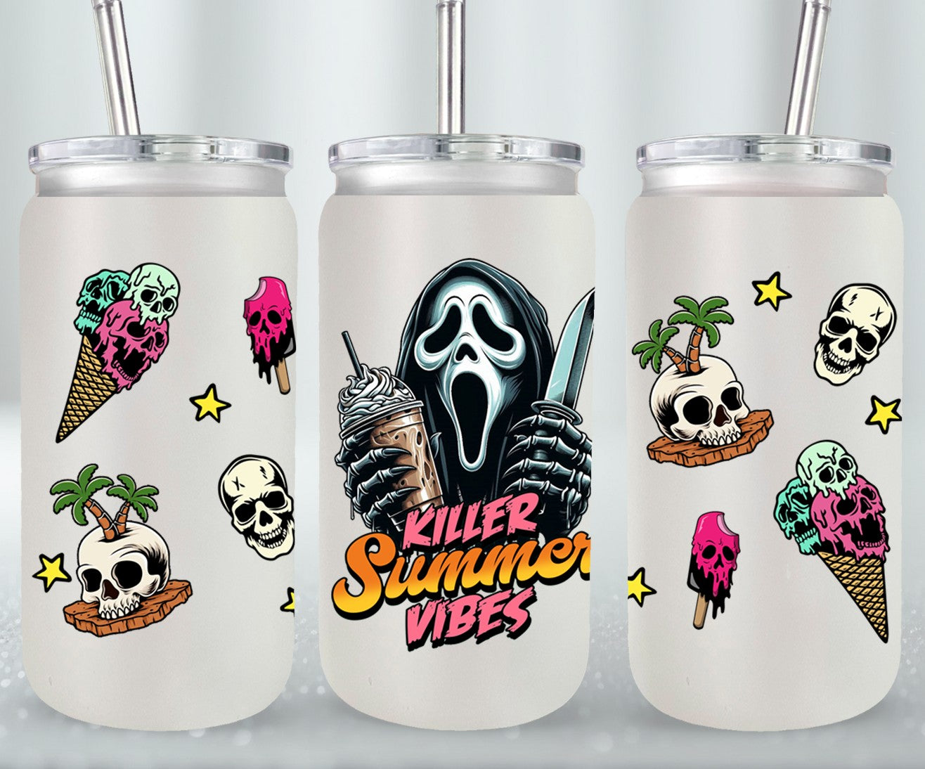 Killer Summer Vibes-10705 - glass can