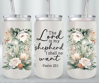 The Lord Is My Shepherd-10227 - glass can