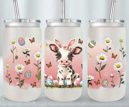 Cow Easter Day-10317 - glass can