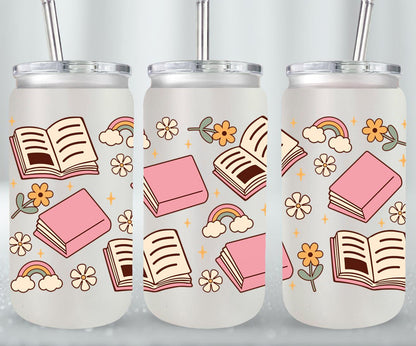 Book Floral-9968 - glass can