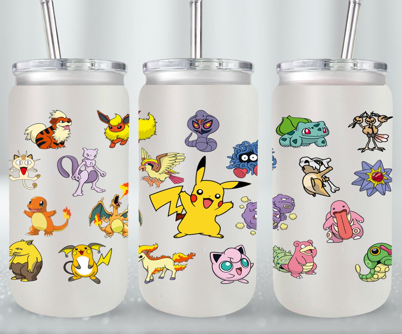 Pokemon - glass can