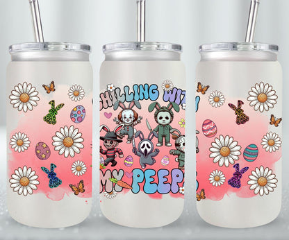 Easter Horror Killer-10329 - glass can