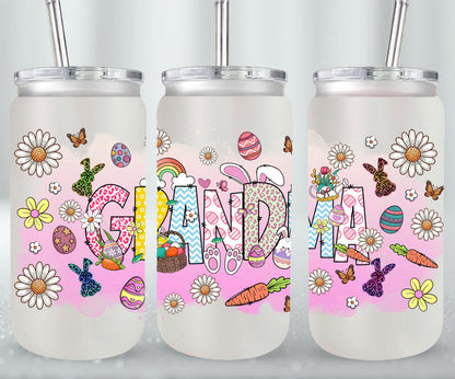 Grandma Easter Day-10355 - glass can