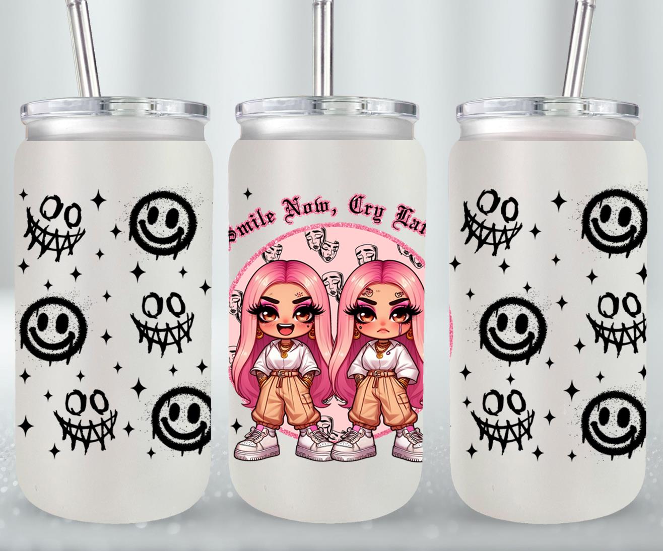 Smile Now Cry Later-10171 - glass can