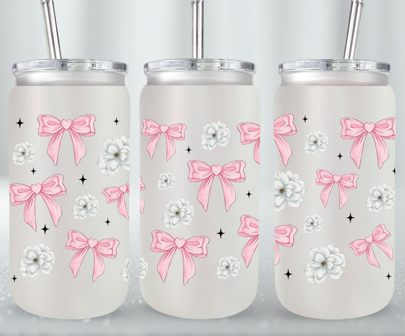 Flower Coquette-10252 - glass can