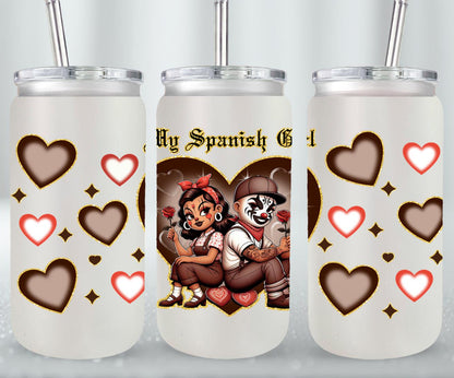 My Spanish Girl-10145 - glass can