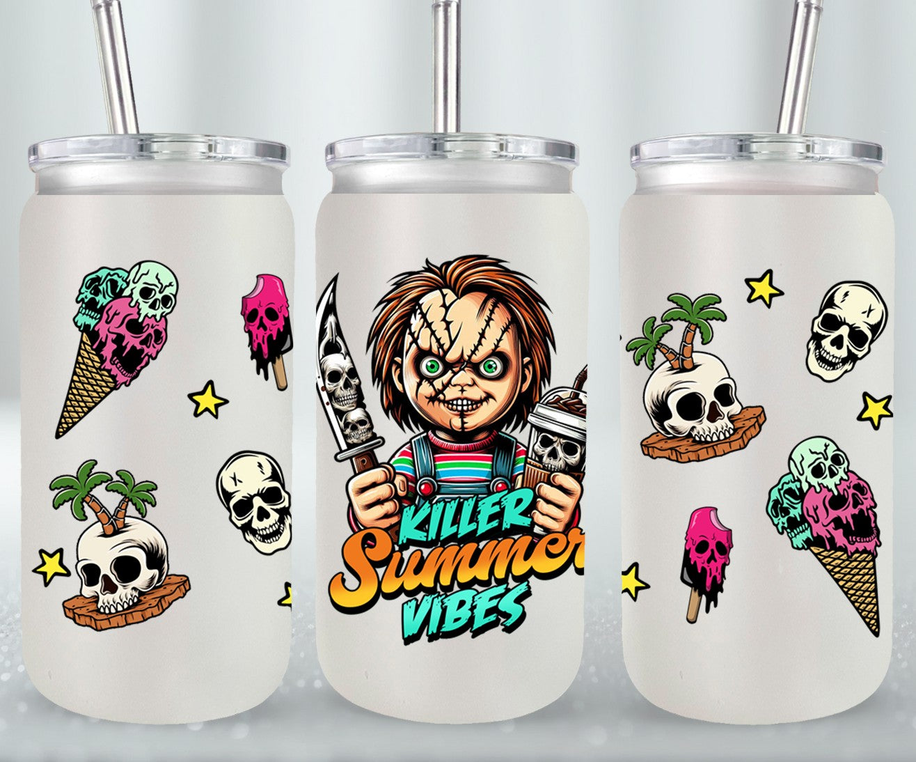 Killer Summer Vibes-10697 - glass can