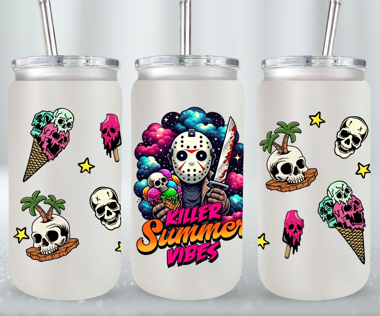 Summer Killer Vibes - glass can