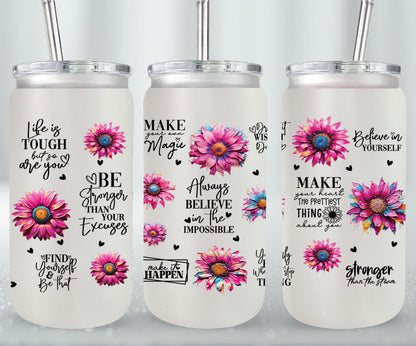 Make Your Own Magic - glass can