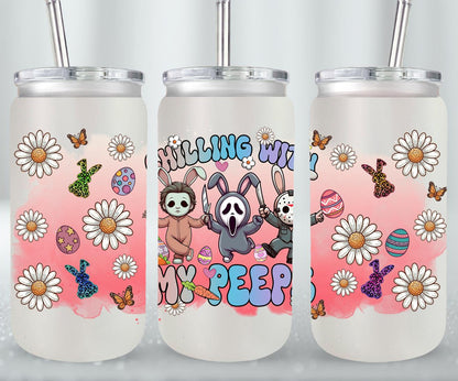 Easter Horror Killer-10330 - glass can