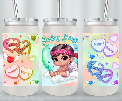 Angel Baby-10117 - glass can