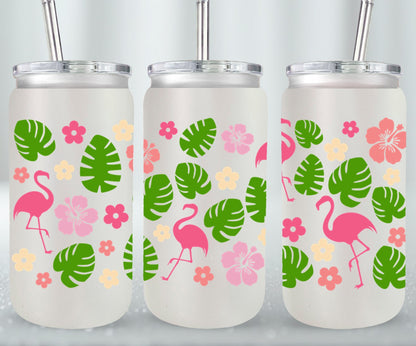 Flamingos-10680 - glass can