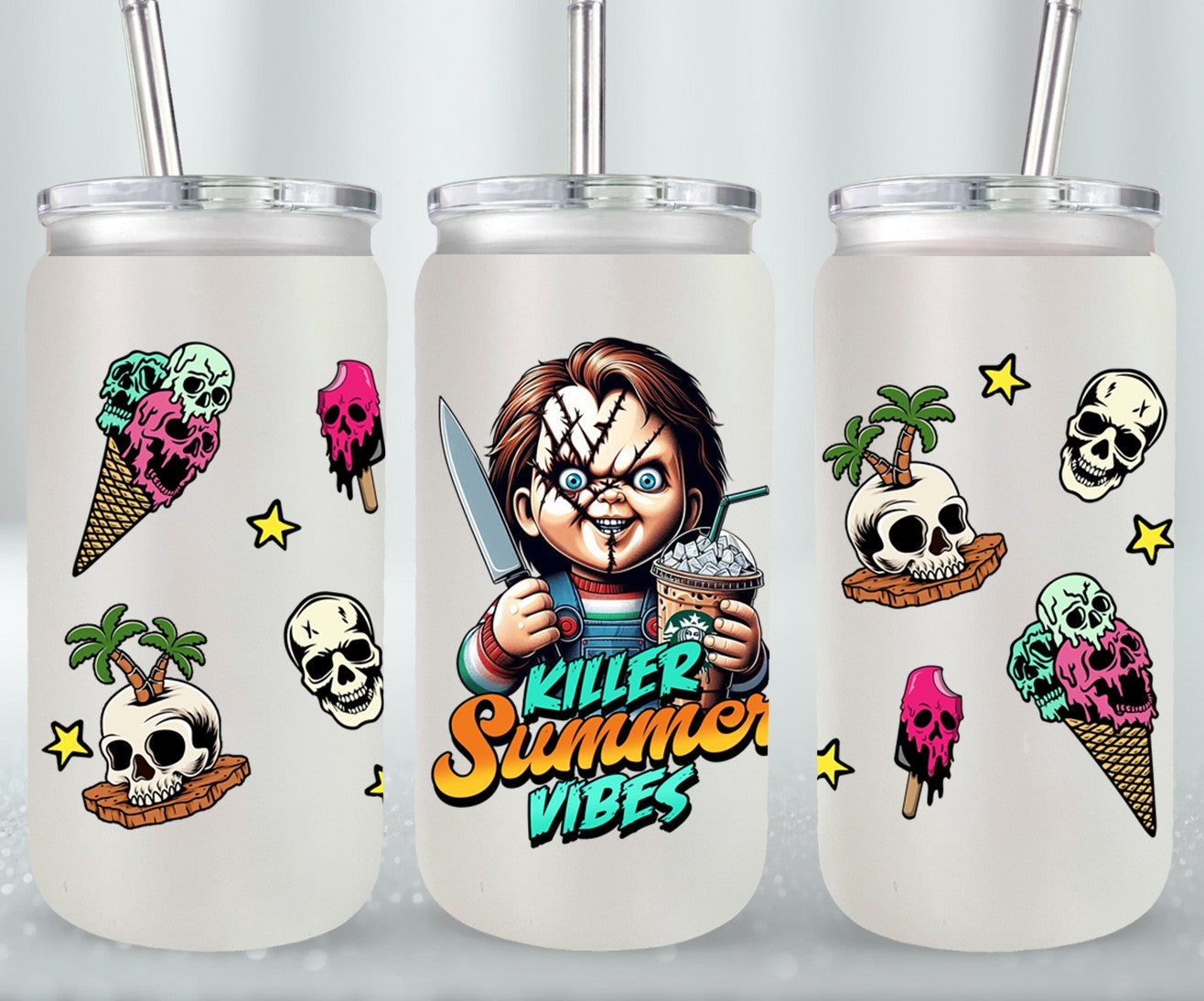 Killer Summer Vibes-10696 - glass can