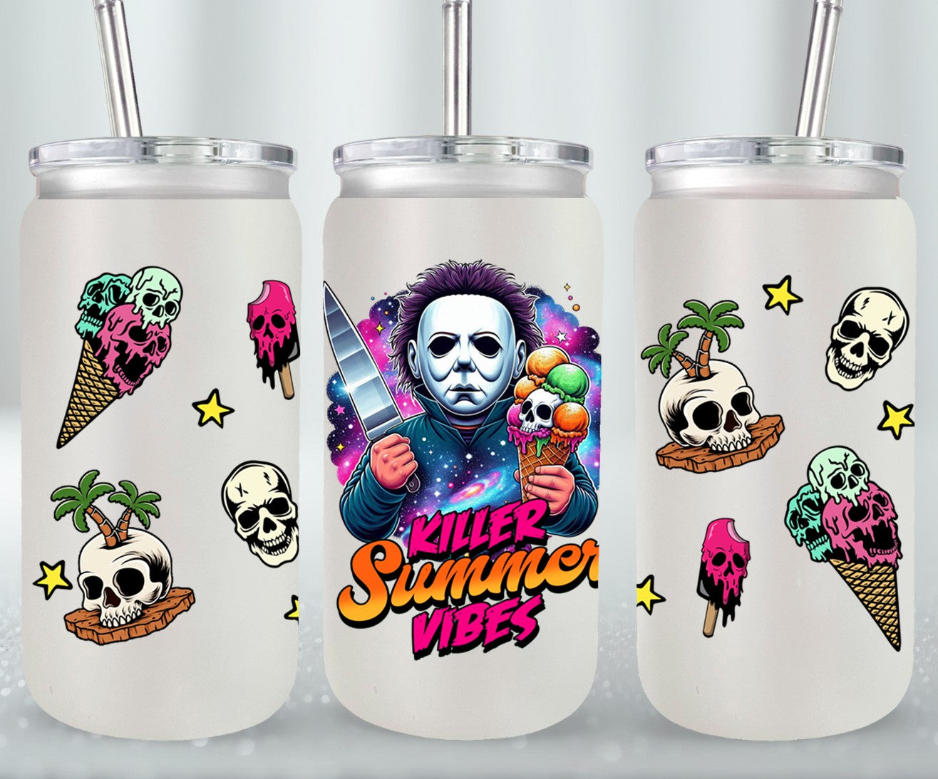 Summer Killer Vibes - glass can
