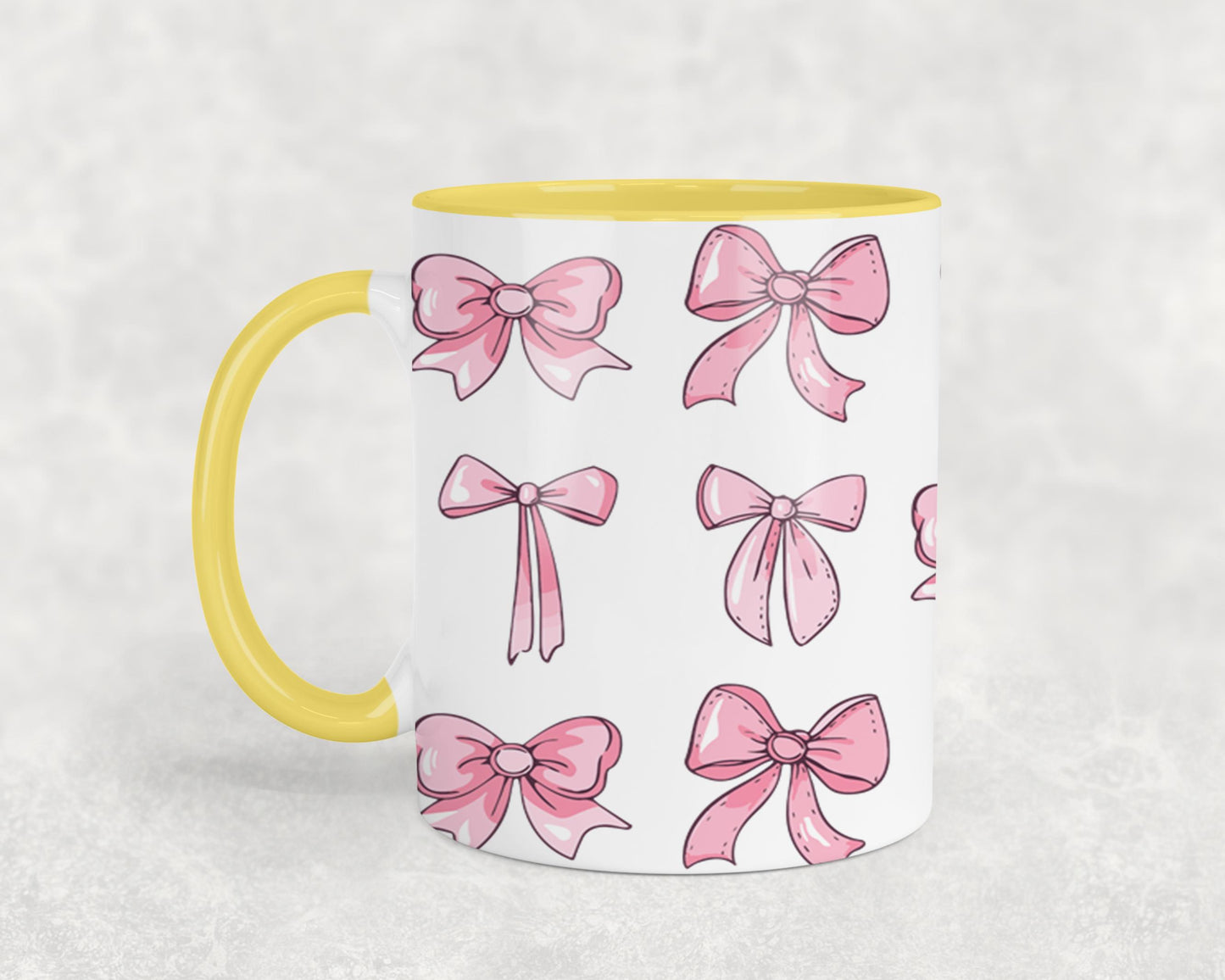 Pink Bow-9993 - mugs