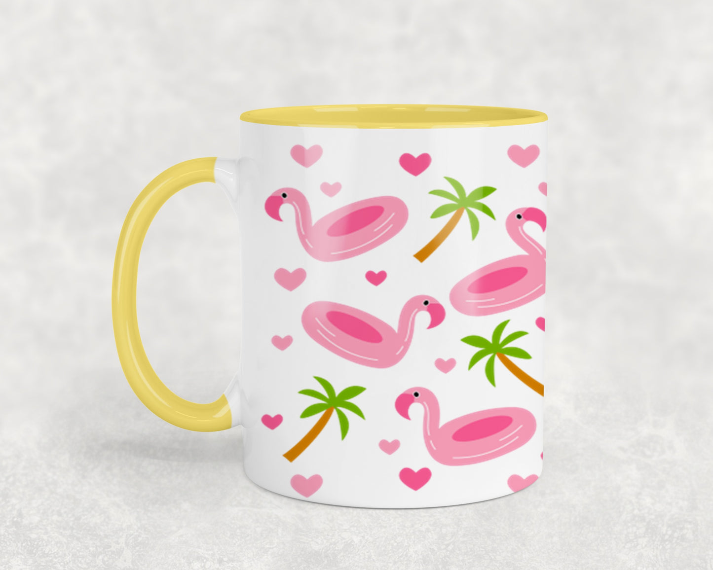 Cute Flamingo Hello Summer-10658 - mugs
