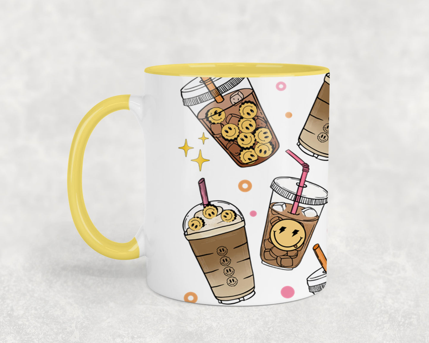 Fueled by Iced Coffee and Anxiety - mugs