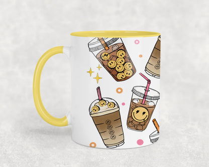 Fueled by Iced Coffee and Anxiety - mugs