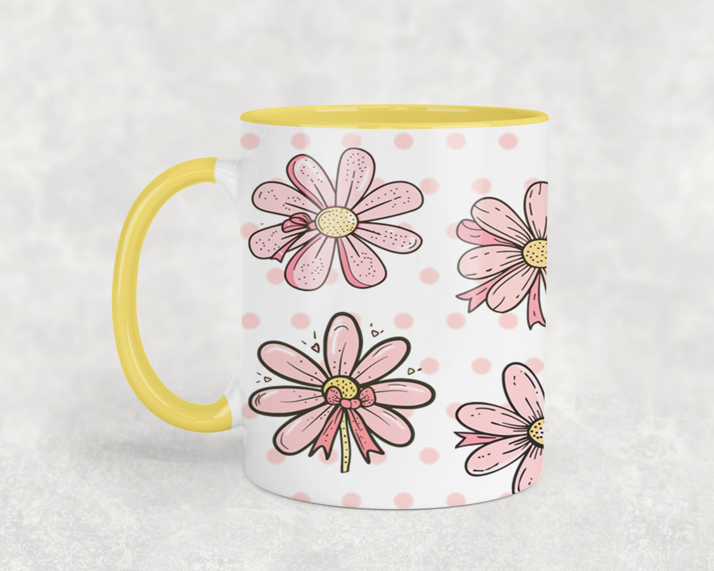 Pink Bow-9991 - mugs
