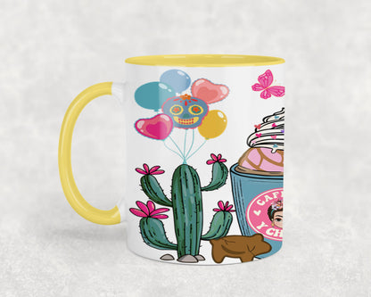 Cafecito y Chisme Mexican Girl-10057 - mugs