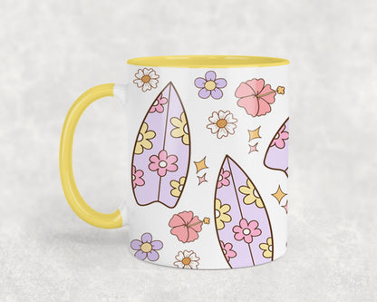 Hibiscos and Surfboard-10686 - mugs