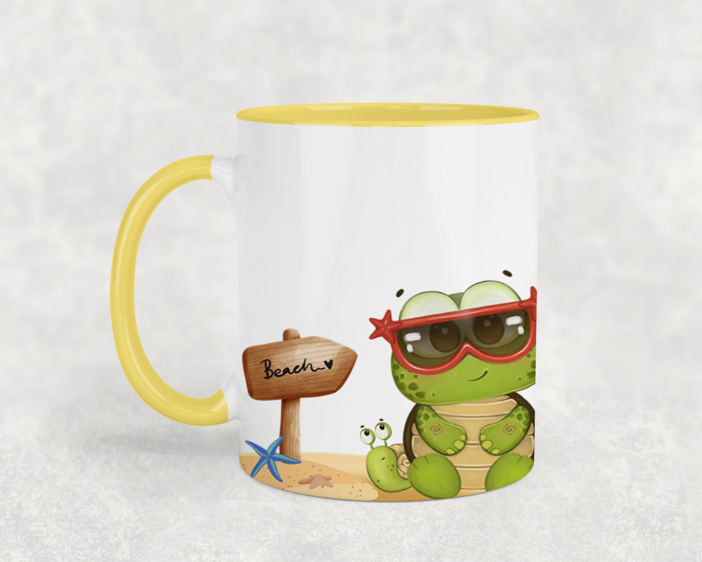 Frog on The Beach -10681 - mugs