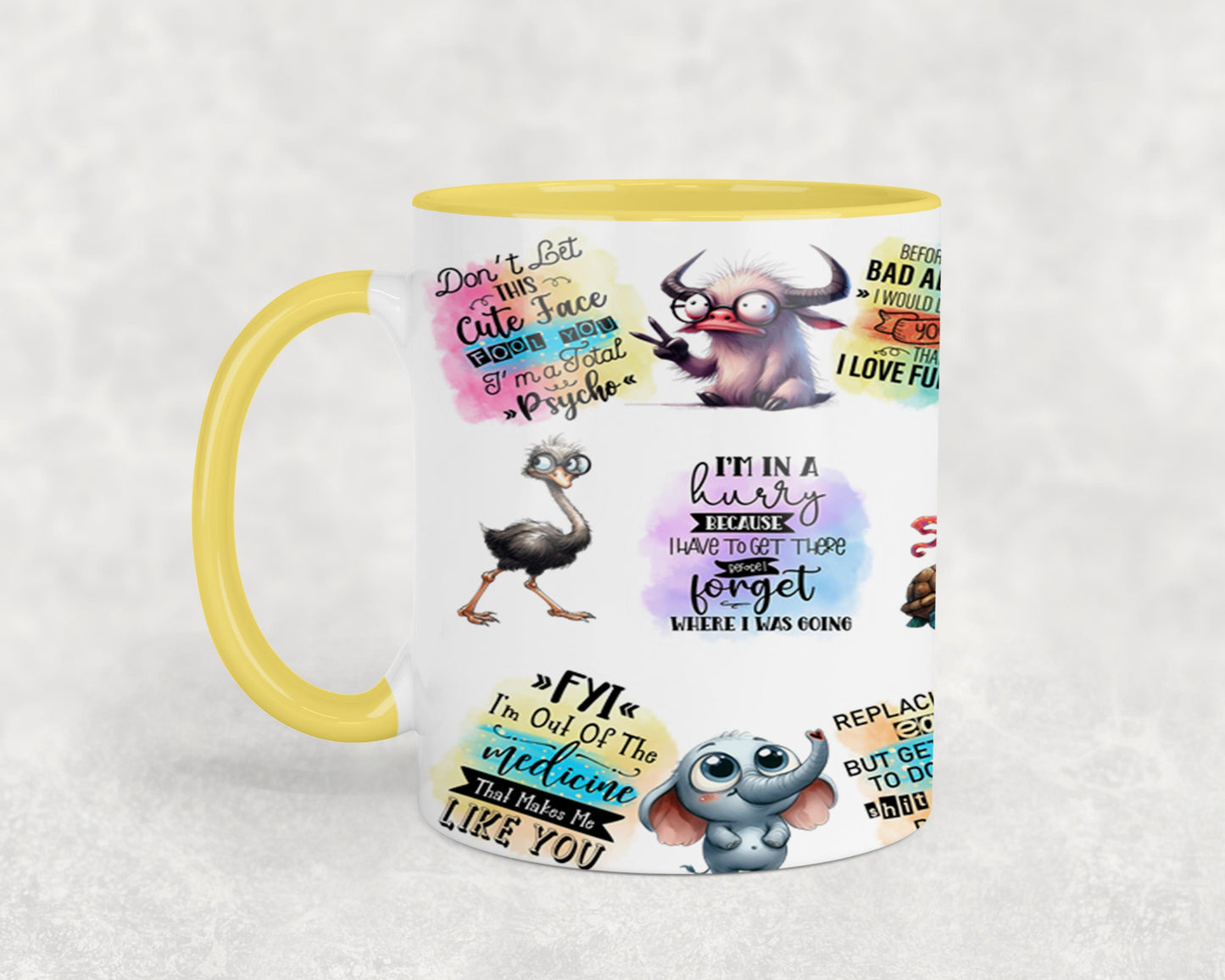 I May Look Calm - mugs