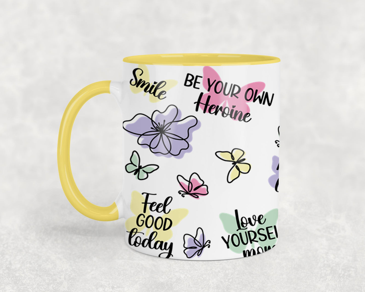 Happiness Looks Gorgeous on You-9894 - mugs